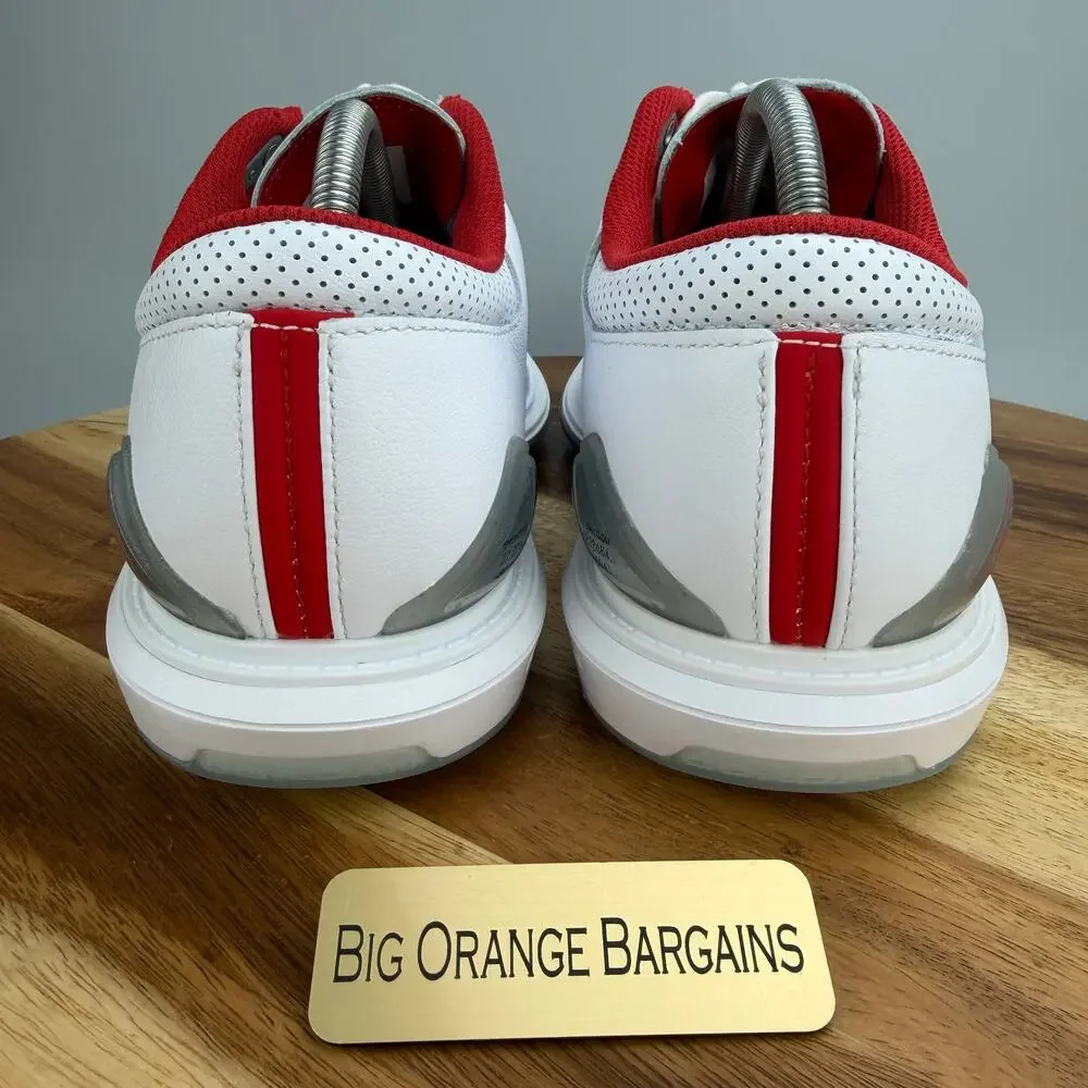 Nike Air Jordan ADG 5 White Fire Red Golf Shoes (FQ6642-101) Men's Size 10 New